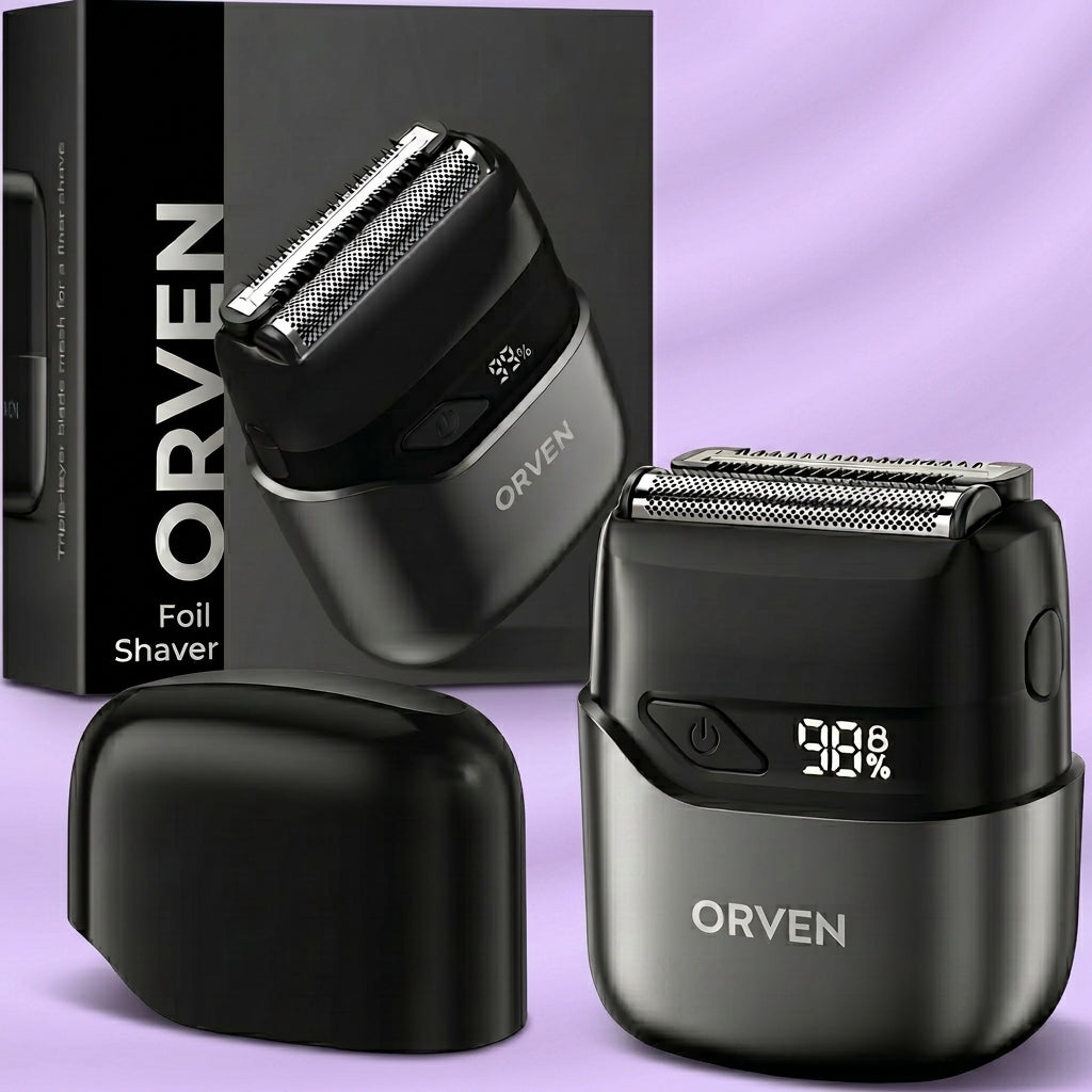 ORVEN Foil Shaver — Compact & Waterproof