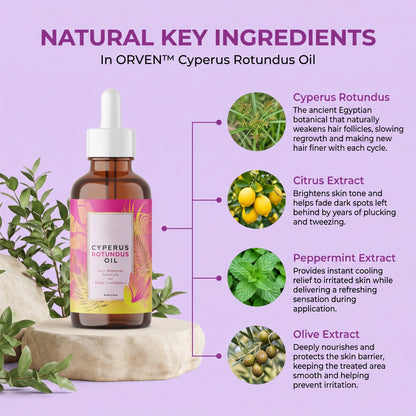 Cyperus Rotundus Oil Hair Reduction Formula