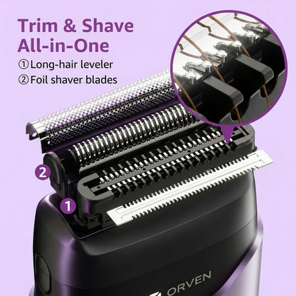 ORVEN Foil Shaver — Compact & Waterproof