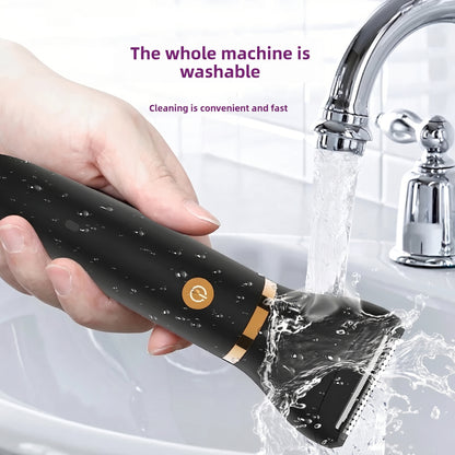 Anti-Nick Body & Ball Trimmer - Safe Ceramic Blade Groomer for Men